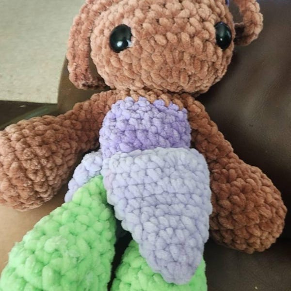 DIGITAL PATTERN Crochet Dandys World Custom Bassie Plushie Toy Gift ...