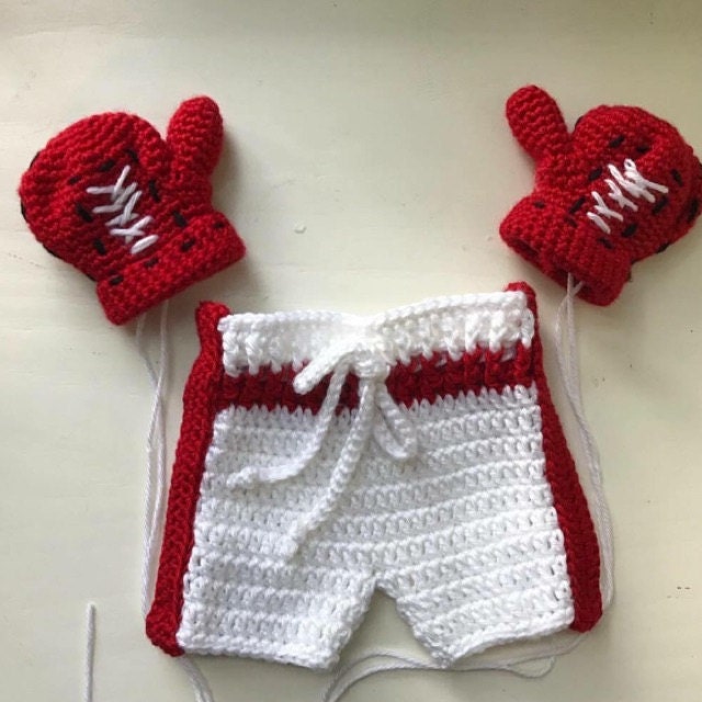 A customer's finished Baby Boxer Crochet Pattern