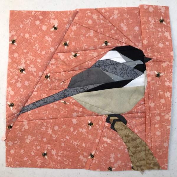 Chickadee Paper Piecing Pattern - Etsy