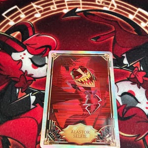 ALASTOR Hazbin Hotel - Card Fanmade - Etsy