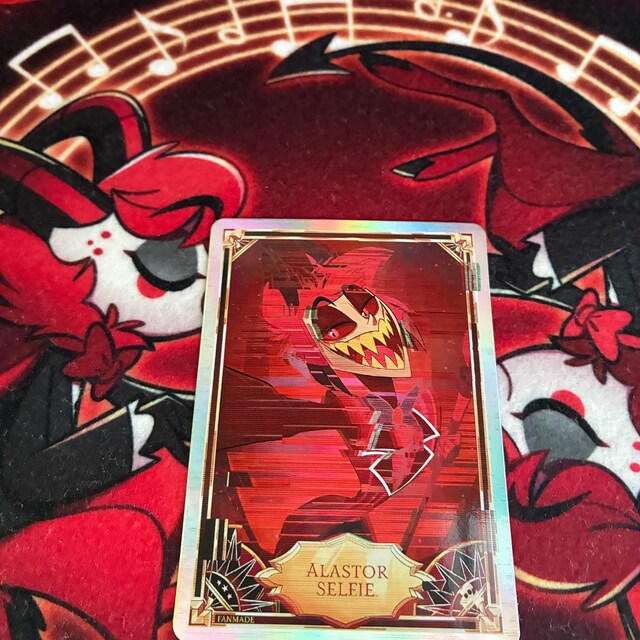 ALASTOR Hazbin Hotel - Card Fanmade - Etsy