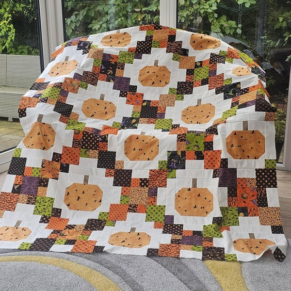 Pumpkin Patches Quilt Pattern, PDF - Etsy