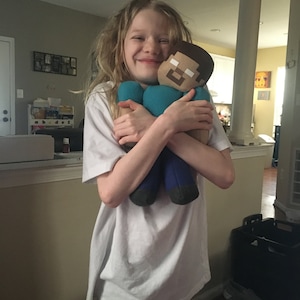 12 Inch Jointed Herobrine with Glow Eyes Plush Toy 12 Inch Jointed Herobrine with Glow Eyes Plush Toy