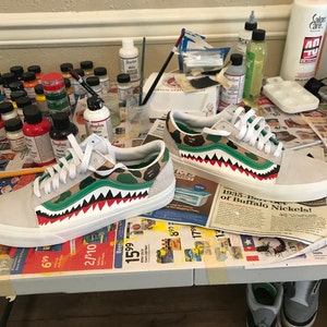 bape teeth stencil