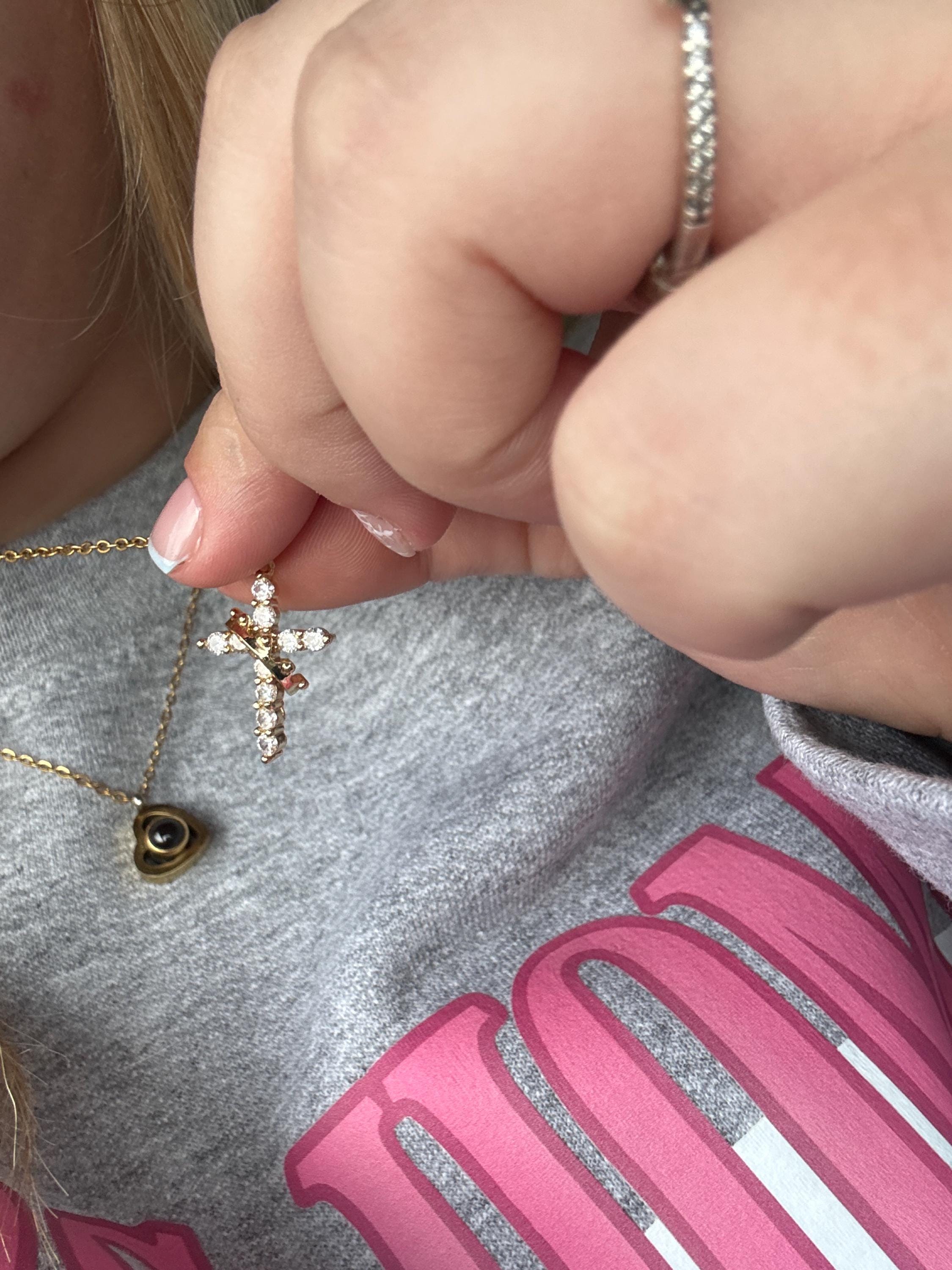 Christian Necklace - Cross Crown Necklace - Christian Jewelry - Christian Gift - Christian Apparel - Necklace - Cross Necklace - Jesus