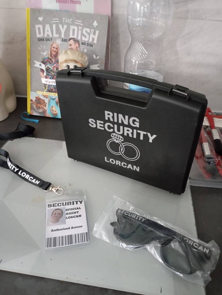 Wedding ring security set| Page Boy | Ring Security | Ring Bearer | Ring security | Wedding Secuirty | Ring Storage | Ring box |