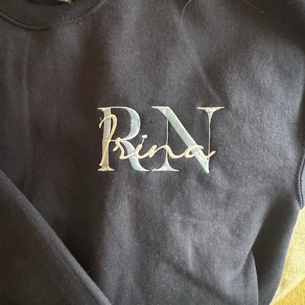Embroidered Auntie Hoodie main image 1