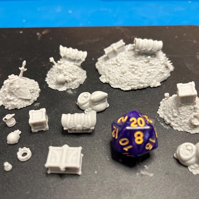 Dragons Hoard Treasure Room Props - Dungeons and Dragons - Fantasy