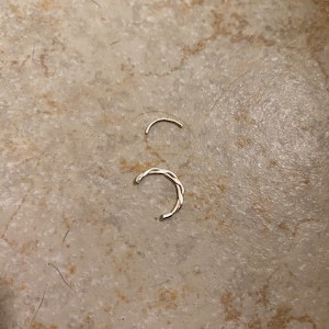 Sterling Silver Twisted Hoop Earrings Gold Twisted Hoops Huggie Hoop Earrings Braided Twist ...