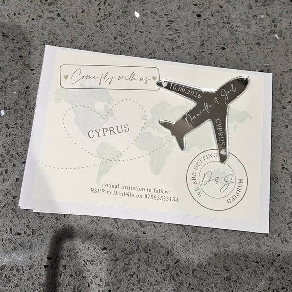 Frances Roxburgh World Map Destination Wedding Invitation Aeroplane Magnets & Cards ...