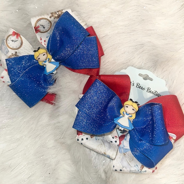 Alice Ribbons Disney Alice in Wonderland Ribbon High Quality Grosgrain Ribbon by the ...