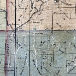 1876 Map of Madison County Kentucky Richmond | Etsy