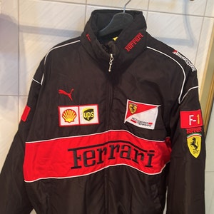 Racing Jacket Vintage RARE Ferrari Fashion Winter Embroidered - Etsy