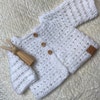 Criss Cross Cardigan Crochet Pattern Sizes Preemie to 10 Years Digital Download PDF - Etsy