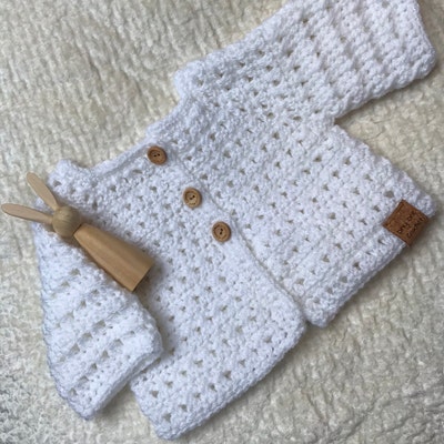 Criss Cross Cardigan Crochet Pattern Sizes Preemie to 10 Years Digital Download PDF - Etsy