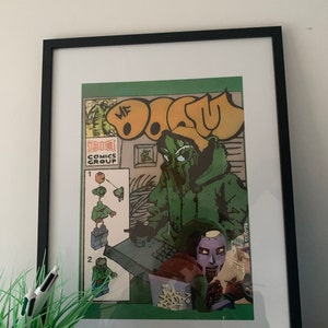 MF Doom Fashion Vintage Poster | Nike Hip-hop Rap Poster | A2 A3
