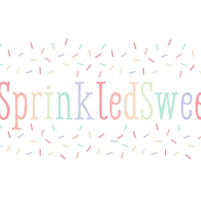 Sprinkles Logo, Bakery Logo, Confetti Logo, Custom Logo, Premade Logo ...