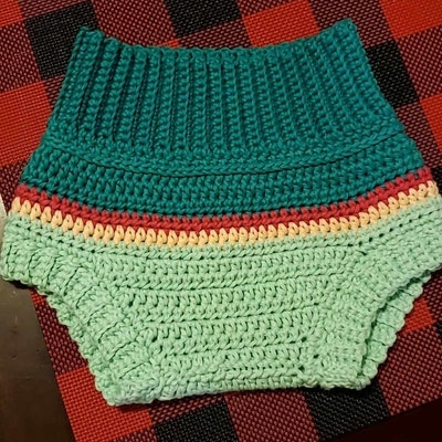 Crochet Pattern Jeanine Bloomers Crochet Diaper Cover Pattern Baby ...