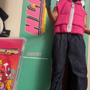 バイカーフィギュア☆インディーズ作家 Erick Scarecrow x Devolver Digitalによる「ホットライン・マイアミ