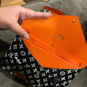 Clear Bag for Giant Monogram Pochette Kirigami Organizer (Envelope Bag  Handbag Crossbody Bag 3 in 1) with Strap Chains&Scarf