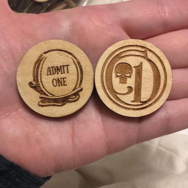 Custom Engraved Wood Game Tokens – Single or Double-sided ...