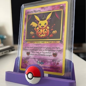Pokemon Halloween Card - Spooky Pikachu Design - Etsy