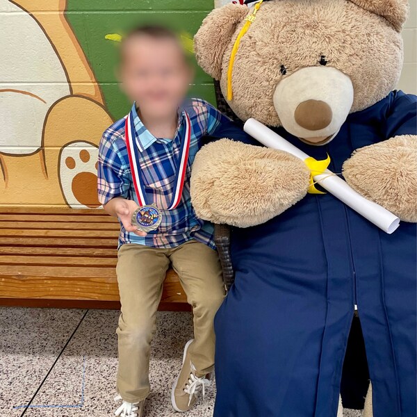 Kindergarten Graduation, Graduate Medal, With Neck Ribbon, 2 3/8