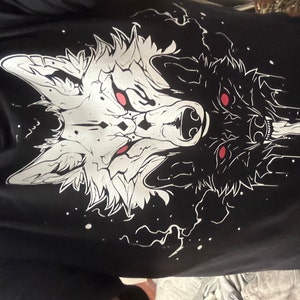 Horror Werewolf T-shirt Wolf Shirt Grunge Clothing Lycanthropy Gothic ...