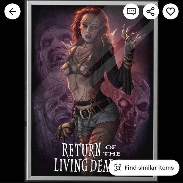 Return of the Living Dead 3 - Julie Hunger Poster - Etsy