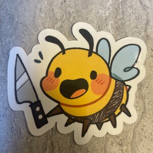 Chaotic Bees Stickers! – Milky Tomato