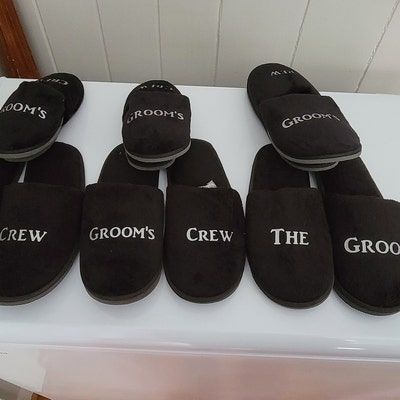 personalized slippers for him
