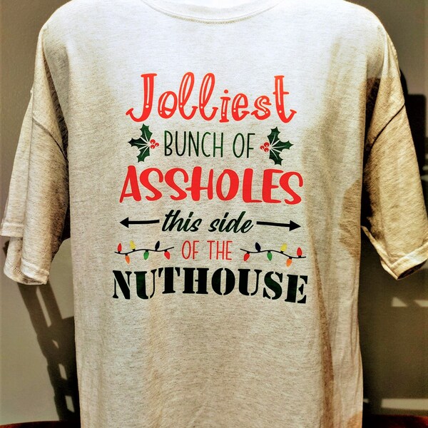 Jolliest Bunch Svg, Christmas Vacation Png, Funny Christmas Quote Svg ...