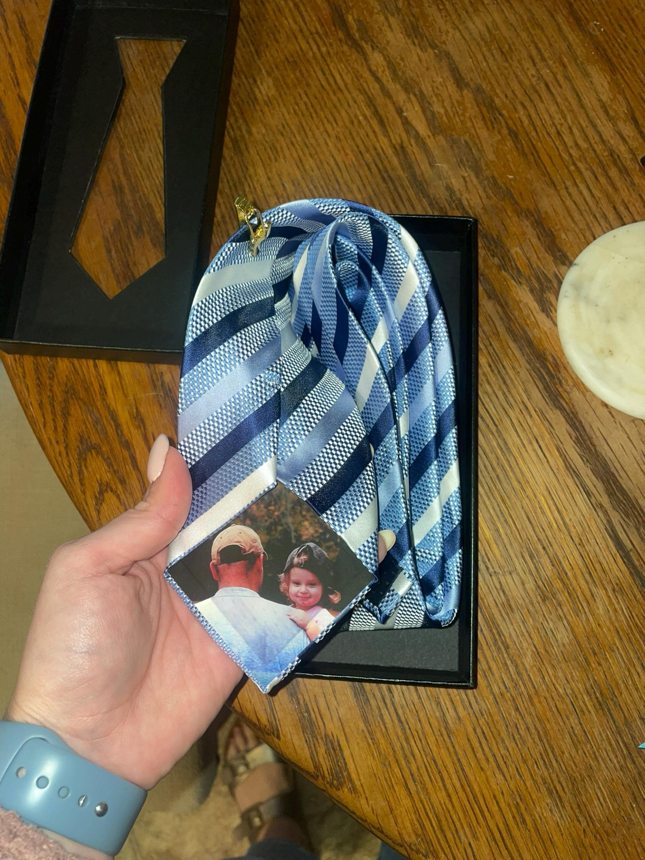 Personalized Photo Silk Tie for Him