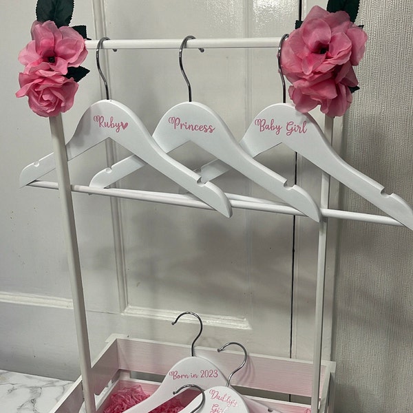 Curated visual reference: Fresh Look at Clothing Rail Crate Hamper Personalised Baby Crate