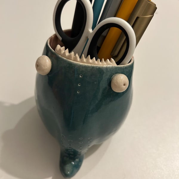 Ceramic Handmade Pencil Holder - Etsy