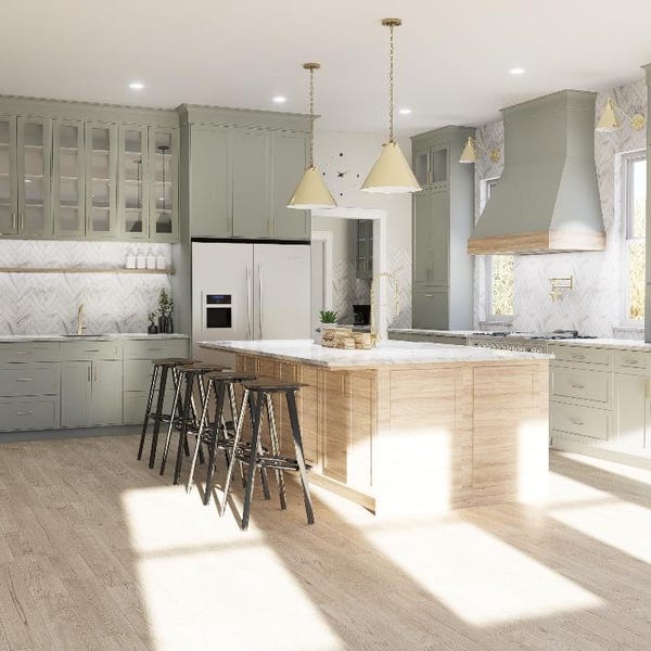 Kitchen Interior Designs, Kitchen 3D Rendering, 3D Architectural ...