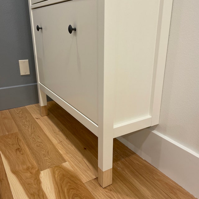 Hemnes shoe 2024 cabinet add legs