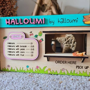 Photo inspiration: Boho Chic Hamster Cage Decor Reference: Custom 2 Layers Boho Style Hamster Hideout Wild Desert Castle