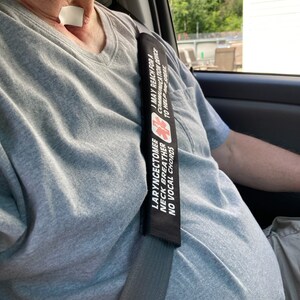 Type 1 Diabetic Safety Set Seat Belt Cover T1D Diabetes Window Decal Set