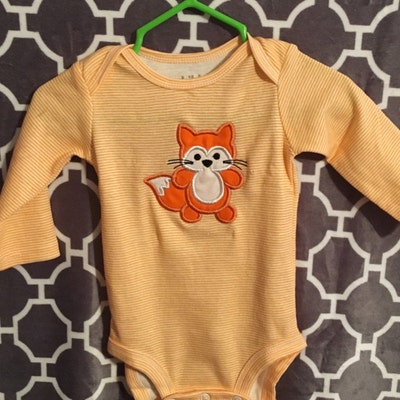Woodland Fox Applique Machine Embroidery Design Pattern Boy Baby Animal ...