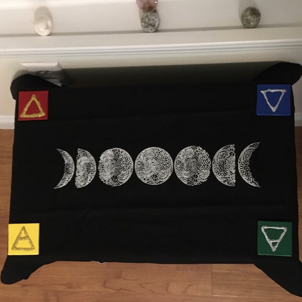 Moon Phases Altar Cloth