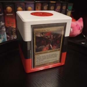 MTG EDH Commander Deck Box W/ Toploader Slot for Stanley Tool Box ...