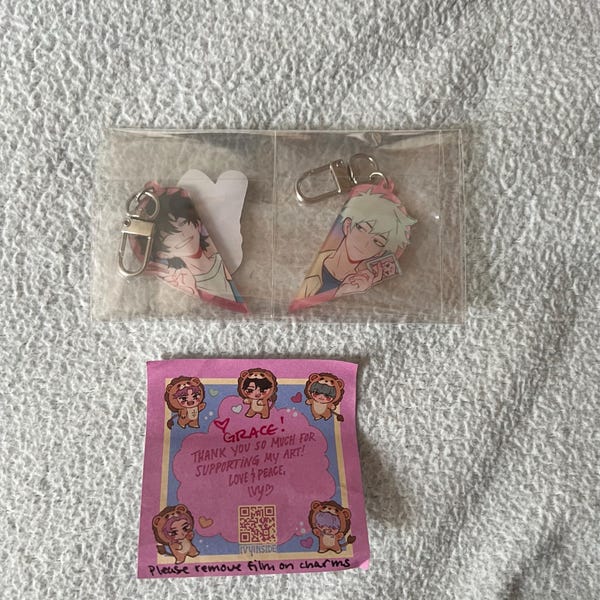Link Click Acrylic Keychains - Lu Guang Cheng Xiaoshi Anime Merch - Etsy