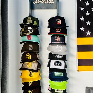 Custom Cap Rack for 20 Capshat Rack Engraved 3D Cap Rack - Etsy
