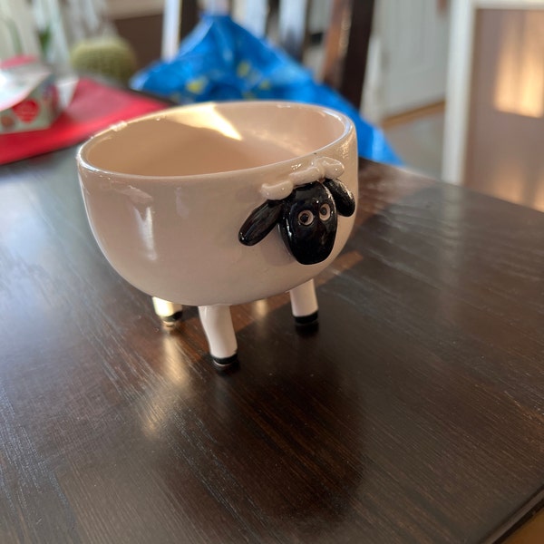Handmade Ceramic Animal Planter – Cute Succulent Pot, Boho Desk Decor ...