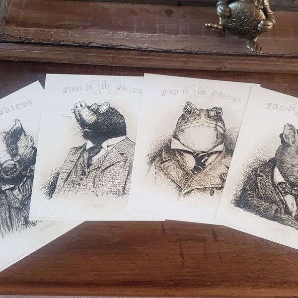 Wind in the Willows Set 8X10 Signed Prints - Etsy