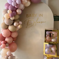 Baby In Bloom Baby Shower Party Decal Sign | Gender Reveal Girl Or Boy