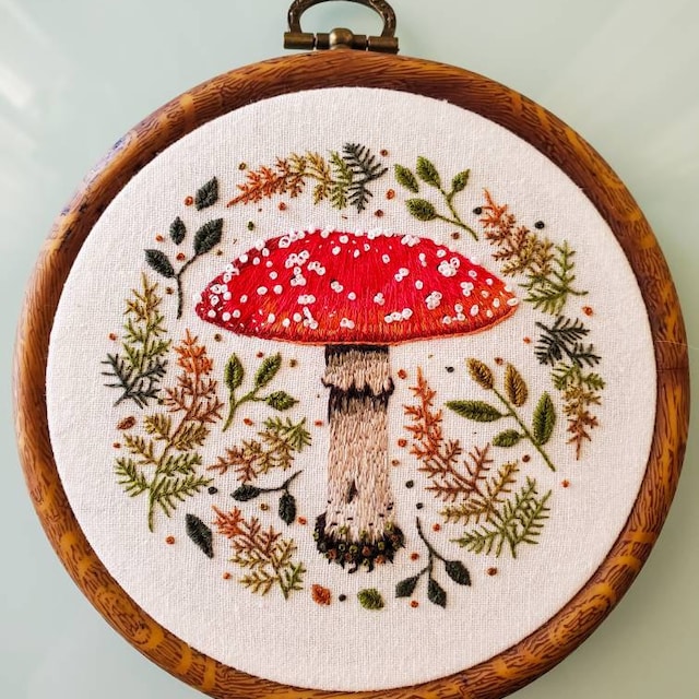 18+ mushroom embroidery patterns - Swoodson Says