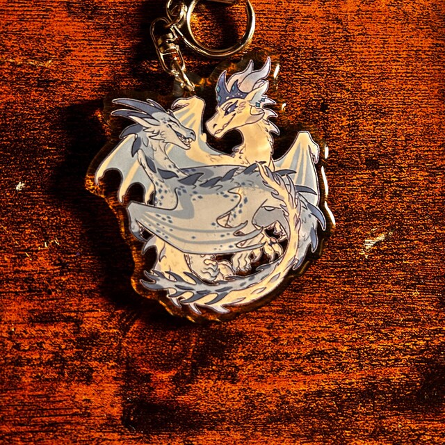 Snowfall and Lynx [ Wings of Fire WOF Acrylic Charm ] - Etsy