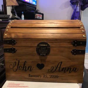 Wedding Card Box (multiple sizes)